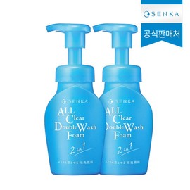 Senka All Clear Double Wash Foam 150ml x 2 / 센카  올 클리어 더블 워시 폼 150ml 2개