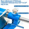 Orgthin Multipurpose Cheese Slicer Cutter with Board, Adjustable Thickness Dial
