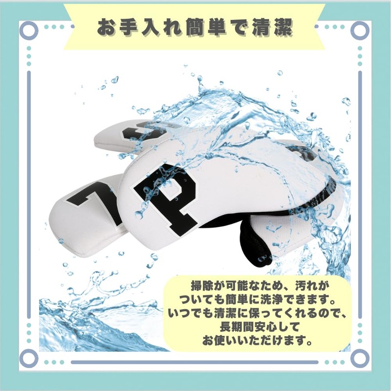 ideastore Golf Iron Covers Headcovers Wedge Covers Club Headcovers Set