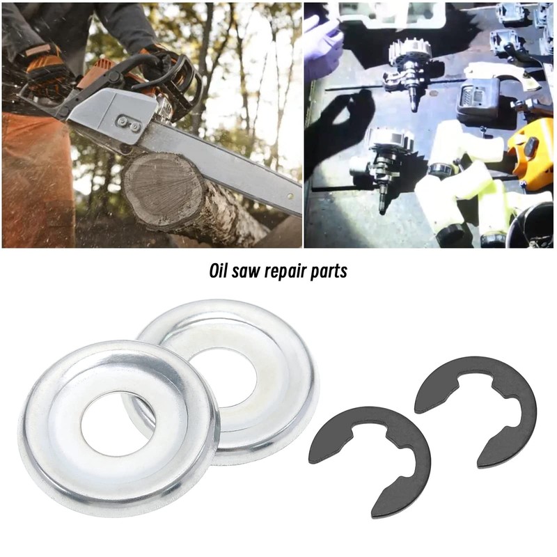 eMagTech 4 Sets Clutch Washer and E-clip Kit Compatible with