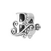 PATIKIL 925 Sterling Silver Letter Charm, Alphabet B Letters Bead