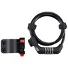 Force 80010 Mini Dial Lock with Bracket, Black