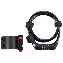 Force 80010 Mini Dial Lock with Bracket, Black