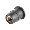 aqxreight - M5 Rubber Nuts Black 5mm Metric Motorcycle Windshield
