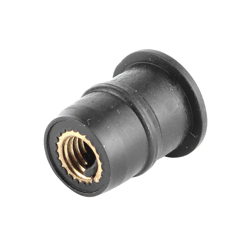 aqxreight - M5 Rubber Nuts Black 5mm Metric Motorcycle Windshield