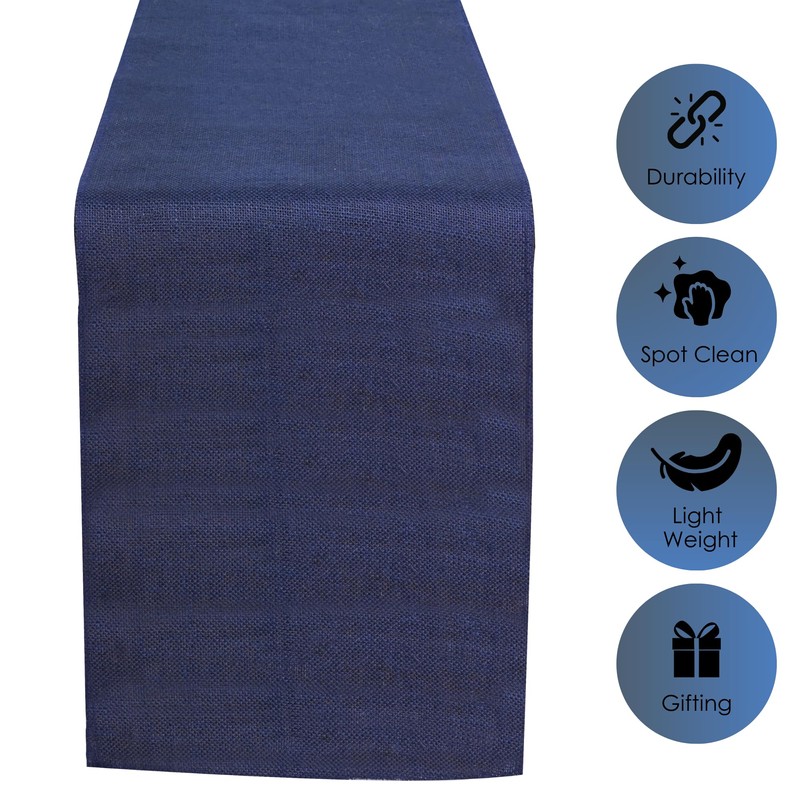 RAJRANG Jute Table Runner | Burlap Fabric for Dining Table,