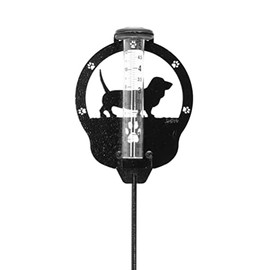 SWEN Products Basset Hound Rain Gauge
