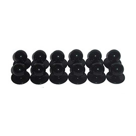 12 Ball Buttons for Chef's Jackets and Baker's Jackets Black 1, Black