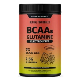 Bcaa  Glutamina  Electrolitos  7g Aminoácidos Bcaa 211  2.5g L-glutamina En Polvo  Con Magnesio, Potasio, Calcio Y Vitamina B6 - Vitaminas Mujer...   