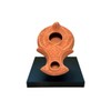 Oil lamp and Mineral Artifact Display Stand for Ancient Oil