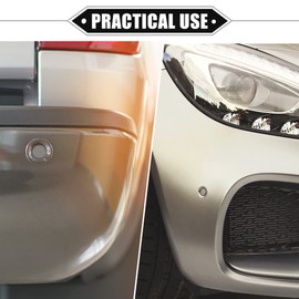 VekAuto 4 Pcs PDC Reverse Parking Assist Sensor Compatible for Dodge Durango 2018-2023 for Jeep Cherokee 2014-2018, Durable ABS Plastic Black Front Rear Bumper Parking Assist Sensor