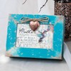 Cottage Garden Mother Filled My Life with Love Teal Distressed