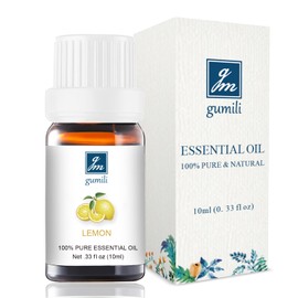 GM Gumili Lemon Essential Oil - 100% Pure Aromatherapy Oil for Diffusers,Home & Beauty Care - 10ml