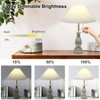 LALISU Farmhouse Table Lamp with Pull Chain Switch 3-Way Table