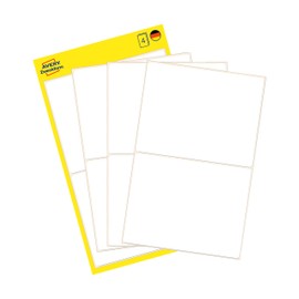 Avery Zweckform 3046 Multi-Purpose Labels (8 Labels, 77 x 59 mm Matt Paper – 4 sheets White