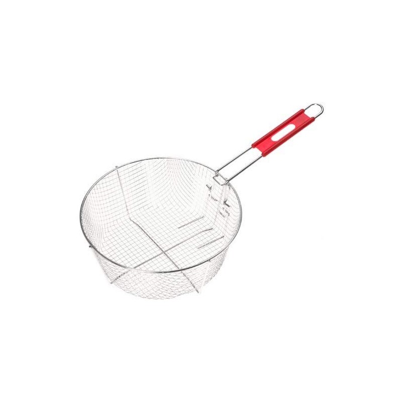 Lodge Silver Deep Fry Basket - Nickel-Plated Steel Deep Fry