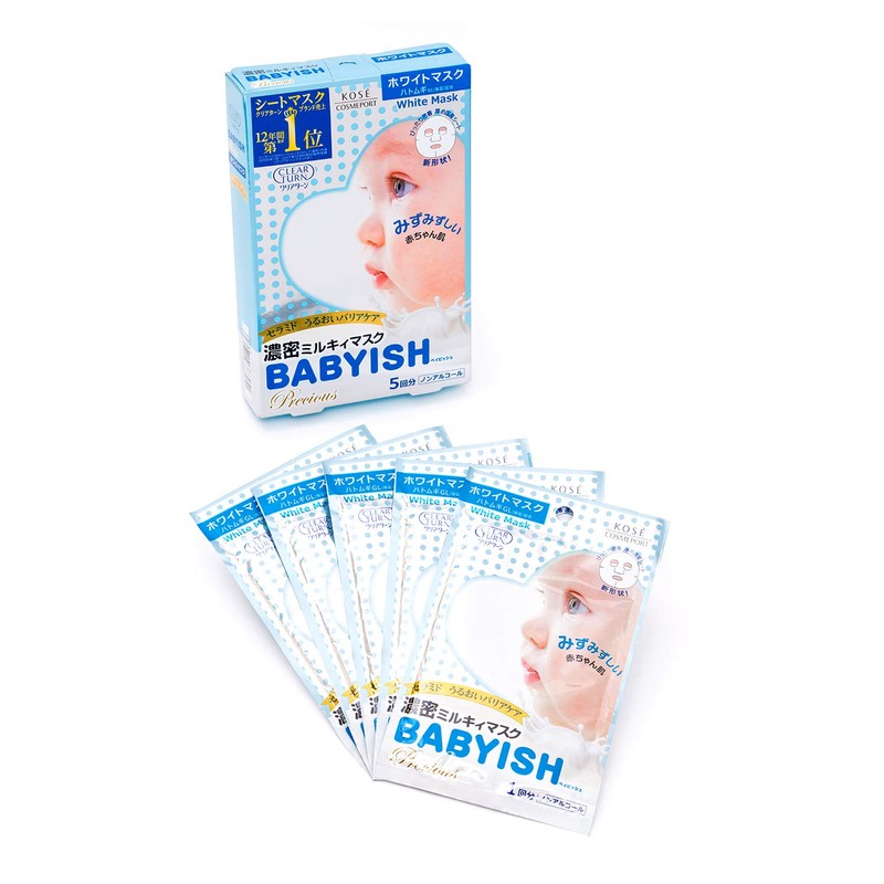 Kose Clear Turn Babish Precious Oil in Milky Mask White