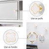 Xinghonyac 8 Pcs Clover Four-Leaf Cabinet Knobs, Cabinet Drawer Pulls