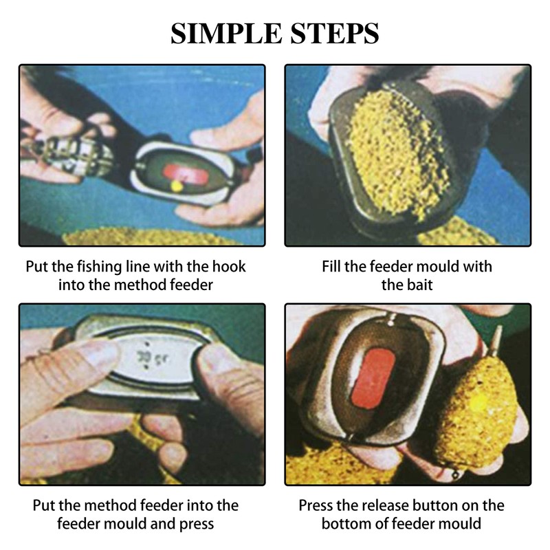 OROOTL Method Feeders Carp Fishing Equipment Quick Release Carp Fishing