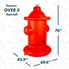BigMouth Inc. Giant Fire Hydrant Inflatable Sprinkler, Fun Summer Backyard