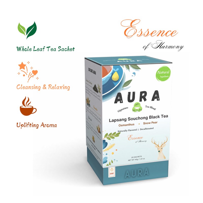 HEPFTURE AURA Black Tea Blend – Stress Relief, Lung Cleanse,