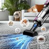 MONOZEL Cordless Handheld Vacuum Cleaner, 18000Pa 2 in 1 Car