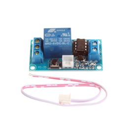 NOYITO 1-Channel Self-locking Relay Module One Button Start-Stop Bistable 10A Load for SCM Control, Household Appliances Control, Industrial Equipment Control (24V)