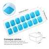 4 Pcs Ice Cube Bandejas para cubitos de hielo, CoWalkers