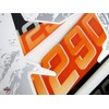 BIKE-label Tank Pad Orange Stripes Tank Protection Compatible with KTM