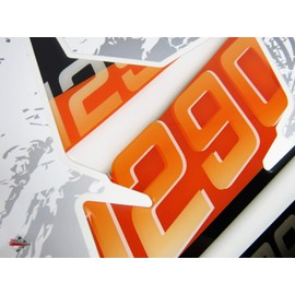 BIKE-label Tank Pad Orange Stripes Tank Protection Compatible with KTM 1290 Super Duke GT 502544VA