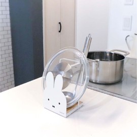 Okato Miffy Kitchen Tool Stand, Width 3.9 x Depth 4.3 x Height 5.9 inches (10 x 11 x 15 cm)
