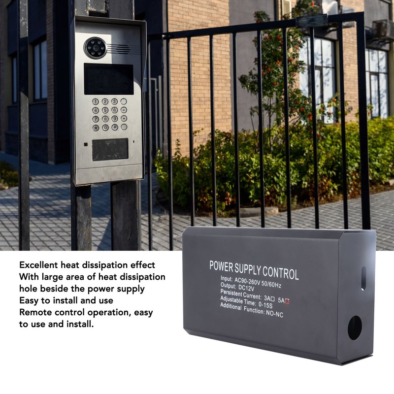 Door Access Control Power Supply 12V 5A Electric Door Lock