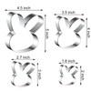 Cute Large Rabbit Head Bunny Face Cookie Cutter Set -