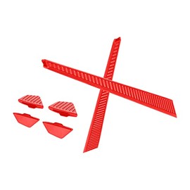 ToughAsNails Red Replacement Ear Socks and Nose Pads Rubber Kits for Oakley Mercenary Asian Fit (AF) OO9424F Sunglasses