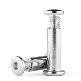 20pcs Screw Post M4 Belt Buckle Binding Bolts 304 Stainless Steel Furniture Sneaker (M4*20)