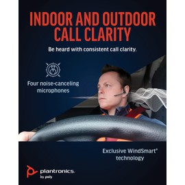 Plantronics Voyager 5200 - Auricular Bluetooth, Negro