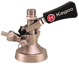 Kegco KC KT3102W-G Keg Tap Coupler, SILVER