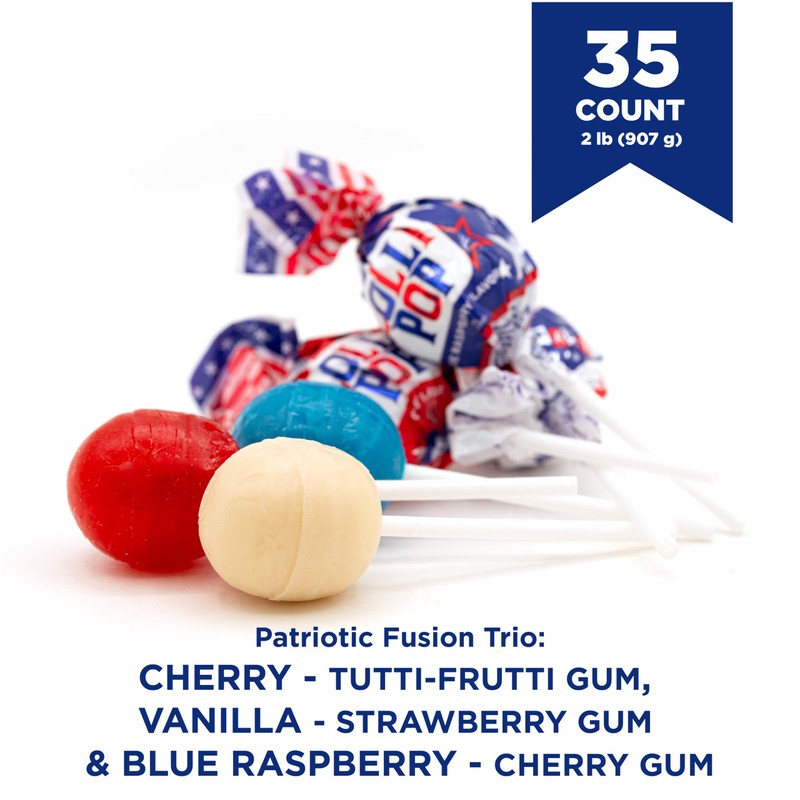 PartyWorks Patriotic Candy - 2 Pound Bulk Pack (35 Count)