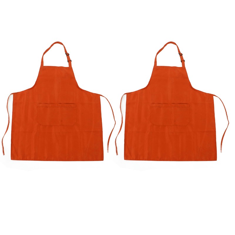 Cooking Apron Waterproof Adjustable Neck Strap Breathable Soft Kitchen Bib