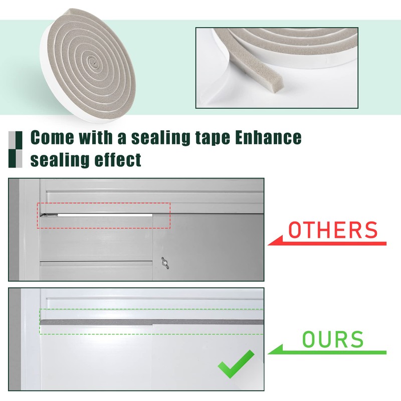 Flehomo Dryer Vent Window Kit, Include Dryer Vent Cover with