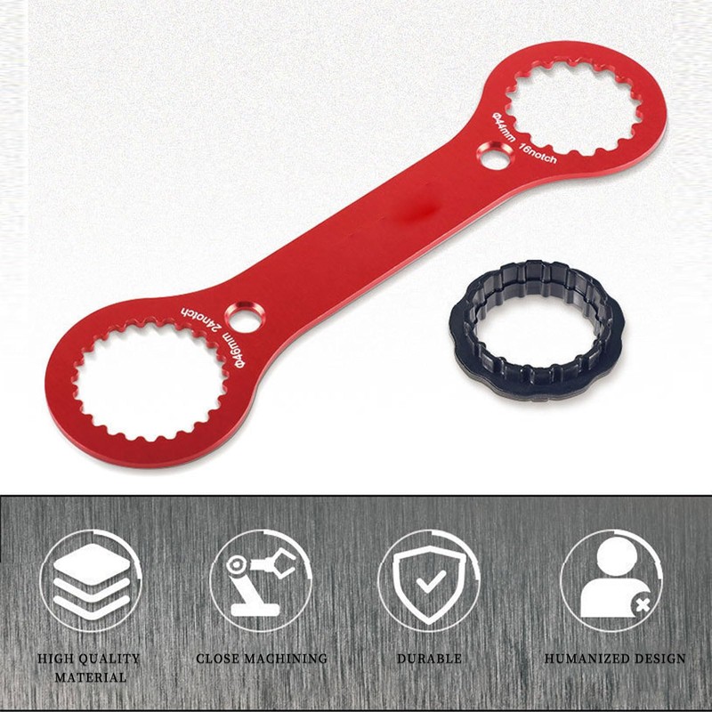 Bicycle Bottom Bracket Wrench, Centre Lock Tool for Bicycle Repairs,