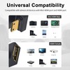 Poyiccot 180 Degree Angled Mini HDMI to HDMI Adapter, 8K