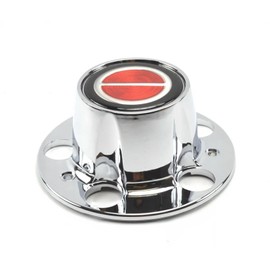 Set of 4 Wheel Hub Center Caps Set Replacement for 1984-1997 Ranger Explorer (Silver Red)