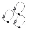 WHAMVOX 3sets Microphone Voice Amplifier Headset Mic for Teaching Portable