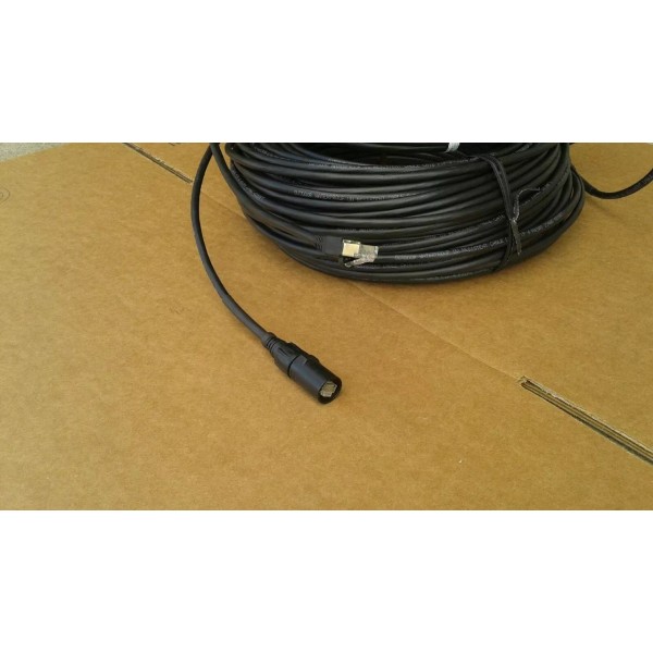 Unbranded 100FT PRO CAT6 Tactical Shielded w/Neutrik Ethercon RJ45 to