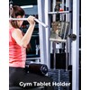 INSSKY Magnetic Holder Fit 6.1-15.6'' Tablets for Fridge Gym Metal
