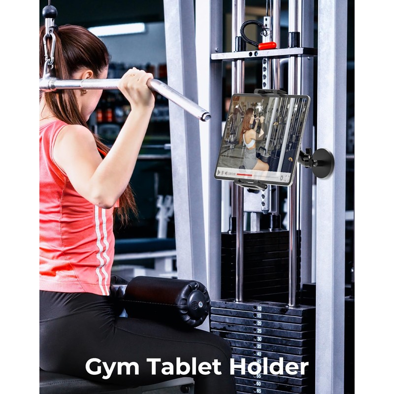 INSSKY Magnetic Holder Fit 6.1-15.6'' Tablets for Fridge Gym Metal