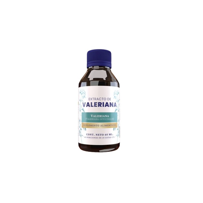 Extracto Valeriana Suplemento Natural Relajación Estrés Sueño Reparador Fórmula