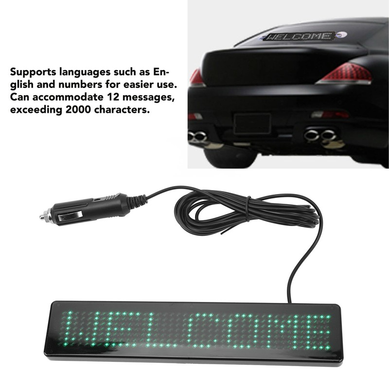 LED Matrix Panel Remote Control Programmable Scrolling LED Sign for