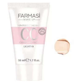 Farmasi CC Color Control Cream Foundation Cream 1.7 oz / 50 ml | Various Shades - 01 - Light
